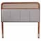 Baxton Studio Esti Mid-Century Modern Fabric and Wood King Size Headboard with Rattan 238-12884-ZORO - alternate 9